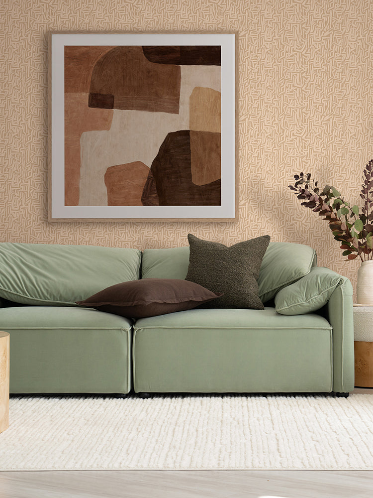 Organics III Framed Art Print | Lifestyle