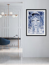 Creative Indigo Framed Art Print | Lifestyle