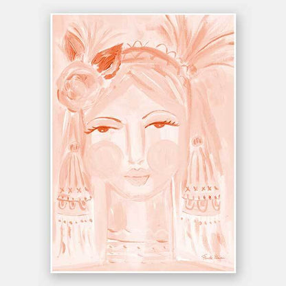 Creative Peach Unframed Art Print