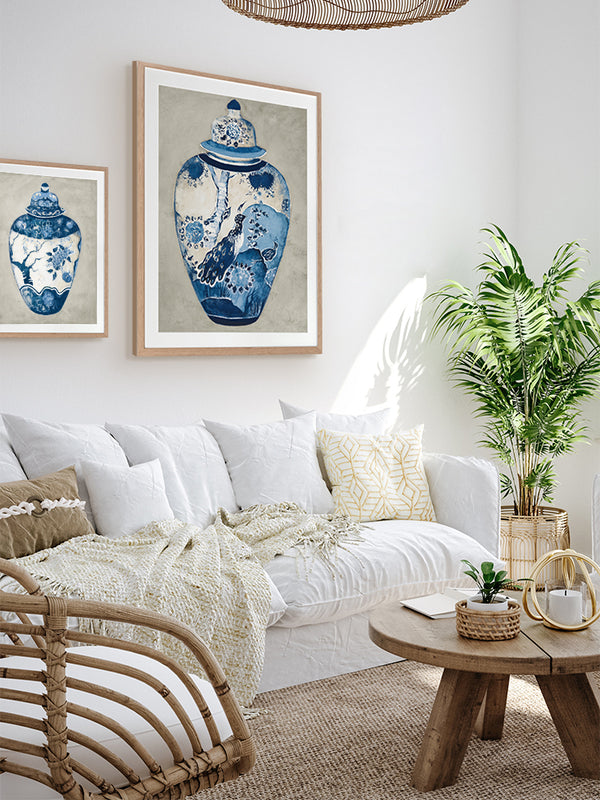 Orient II Framed Art Print | Lifestyle