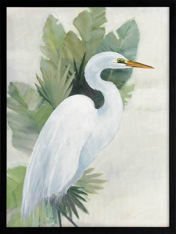 Wandering Egret I Framed Art Print