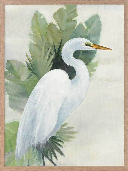 Wandering Egret I Framed Art Print