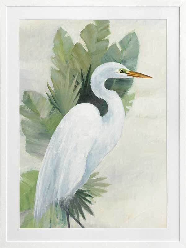 Wandering Egret I Framed Art Print