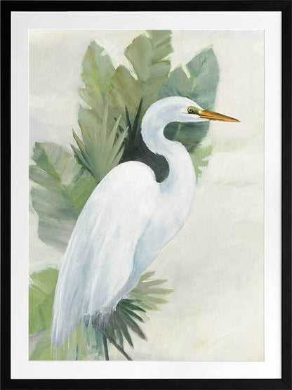 Wandering Egret I Framed Art Print