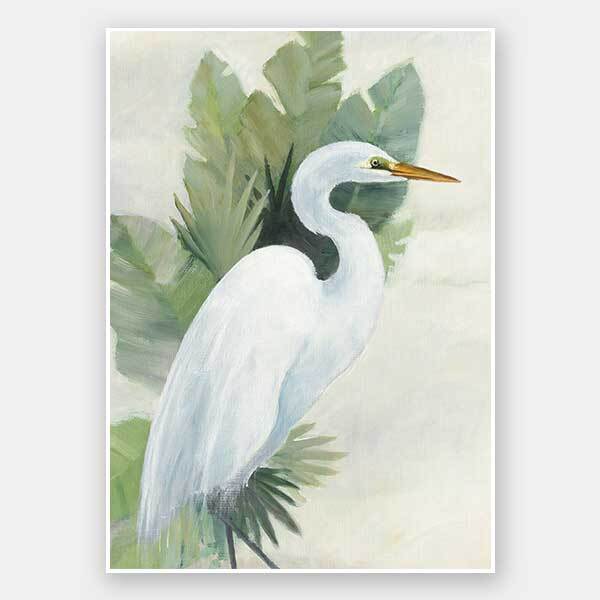 Wandering Egret I Unframed Art Print