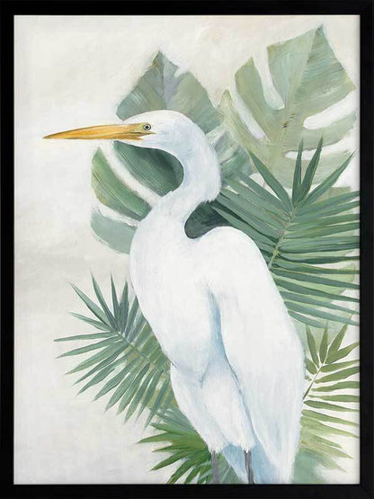 Wandering Egret II Framed Art Print