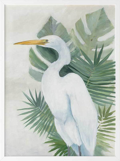 Wandering Egret II Framed Art Print