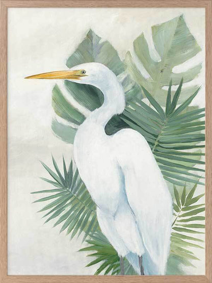 Wandering Egret II Framed Art Print