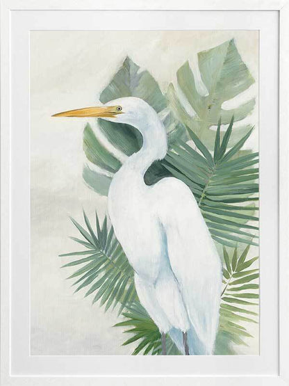 Wandering Egret II Framed Art Print