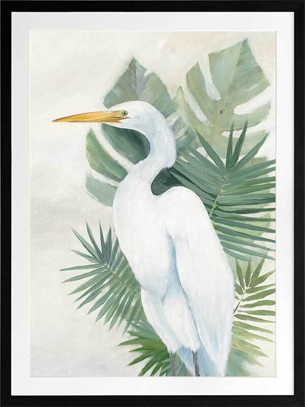 Wandering Egret II Framed Art Print