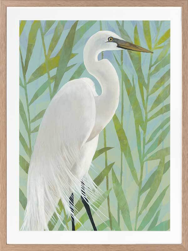 Water Bird I Framed Art Print