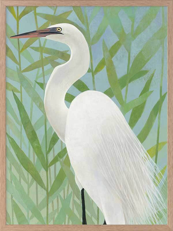 Water Bird II Framed Art Print