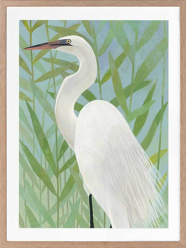 Water Bird II Framed Art Print