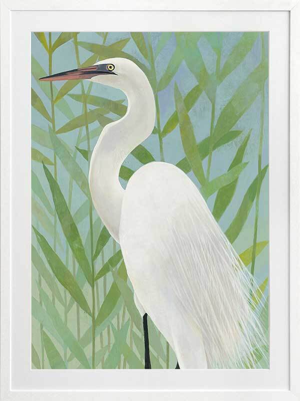 Water Bird II Framed Art Print