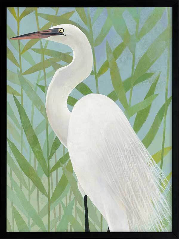 Water Bird II Framed Art Print