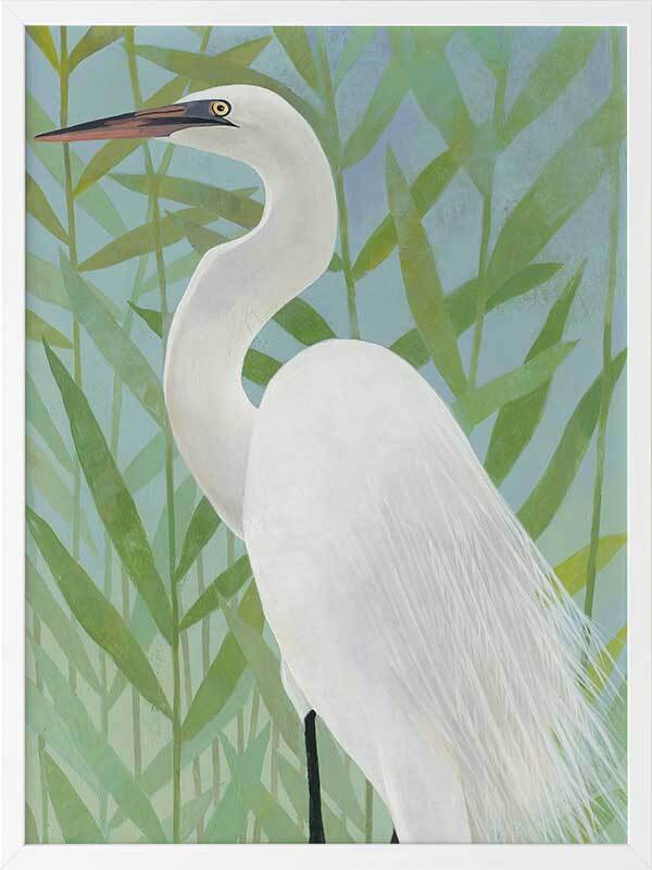 Water Bird II Framed Art Print