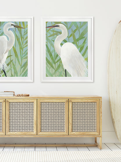 Water Bird II Framed Art Print