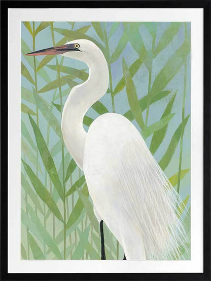 Water Bird II Framed Art Print