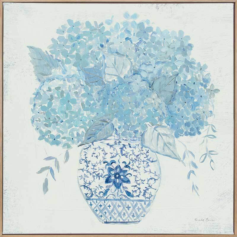 Ginger Jar Hydrangea Canvas Art Print