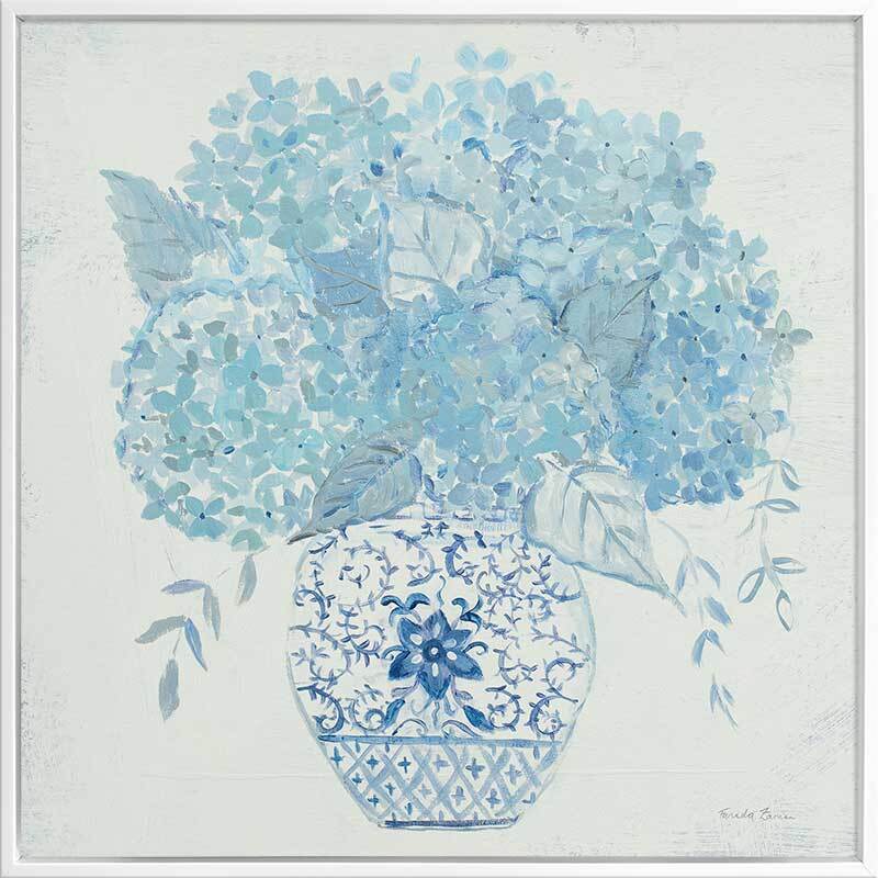 Ginger Jar Hydrangea Canvas Art Print