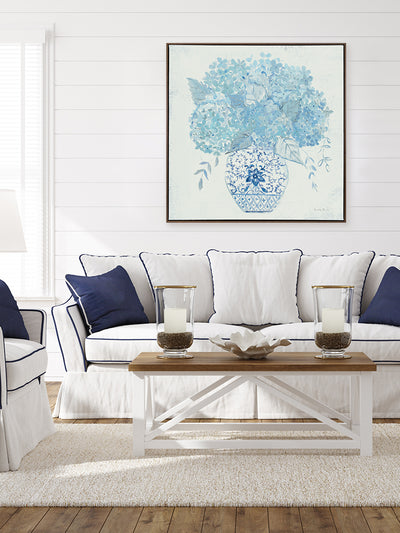 Ginger Jar Hydrangea Canvas Art Print | Lifestyle