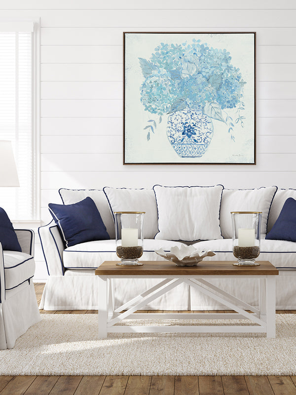 Ginger Jar Hydrangea Canvas Art Print | Lifestyle