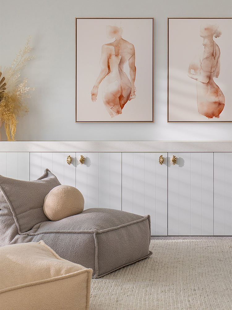 Flawless Female Peach I Canvas Art Print | Lifestyle