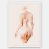 Flawless Female Peach I Unframed Art Print