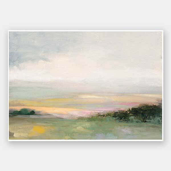 Pastel Seascape Unframed Art Print