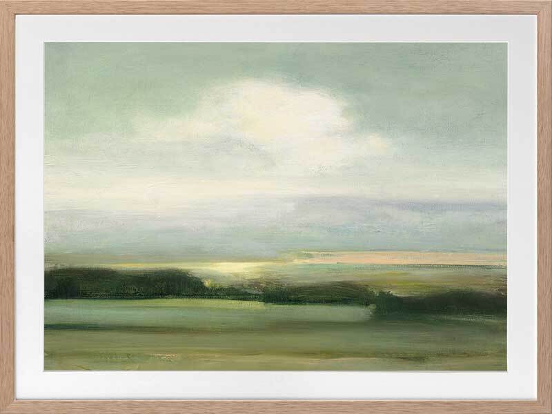 Over the Plainlands Framed Art Print