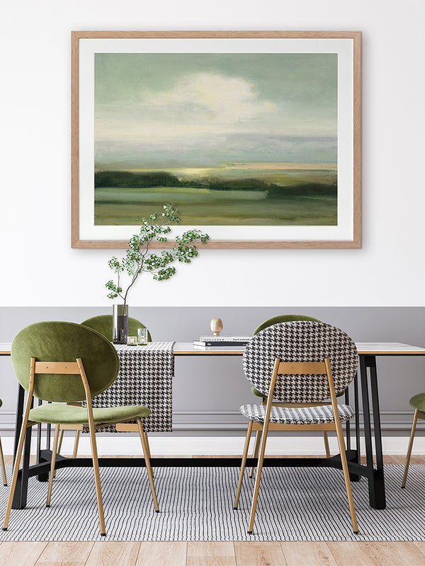 Over the Plainlands Framed Art Print | Lifestyle