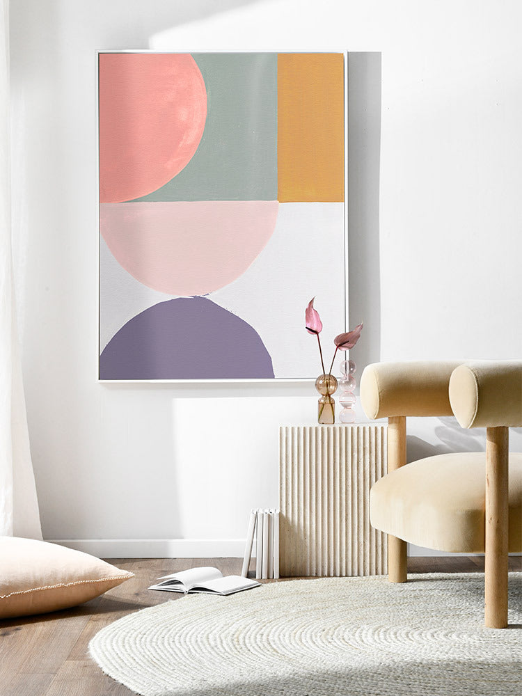 Concrete Walls Canvas Art Print | Lifestyle