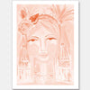 Creative Peach Unframed Art Print