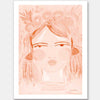 Expressive Peach Unframed Art Print