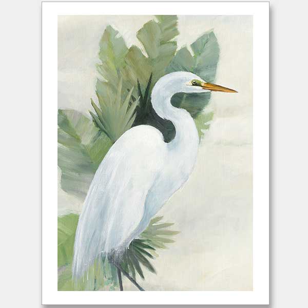 Wandering Egret I Unframed Art Print