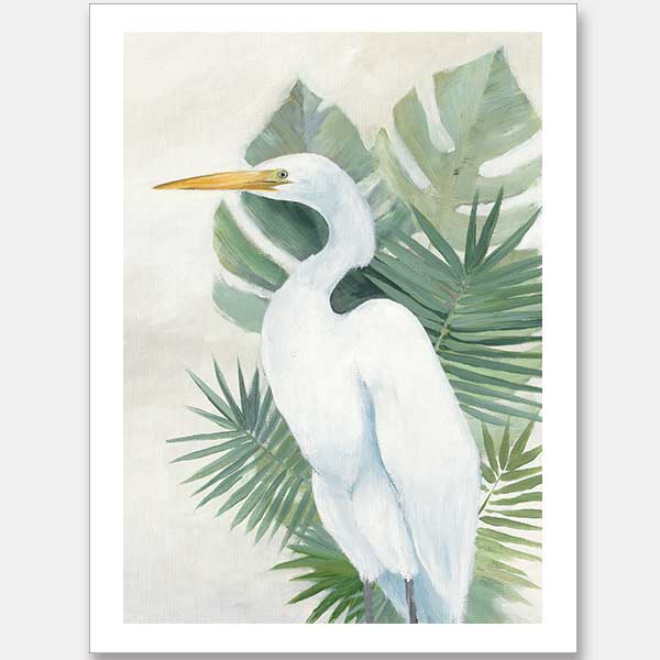 Wandering Egret II Unframed Art Print