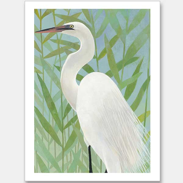 Water Bird II Unframed Art Print