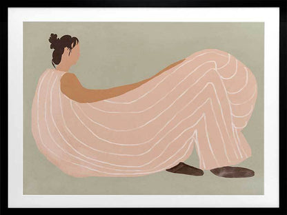 Lilian lounges Framed Art Print