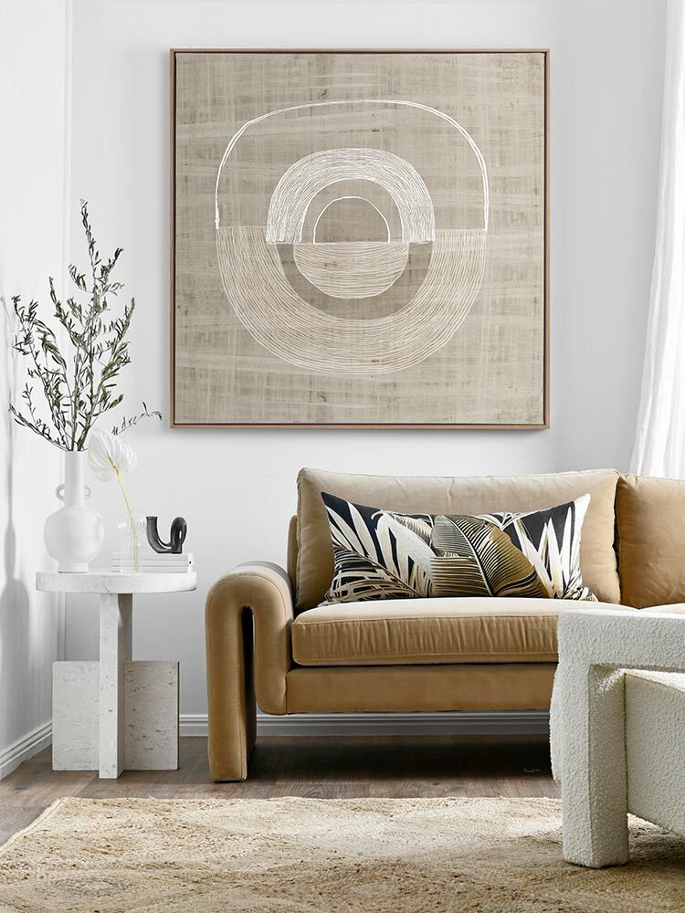 Fawn Sunset Canvas Art Print | Lifestyle