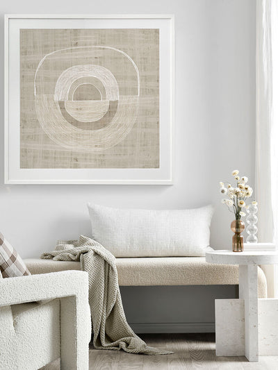 Fawn Sunset Framed Art Print | Lifestyle