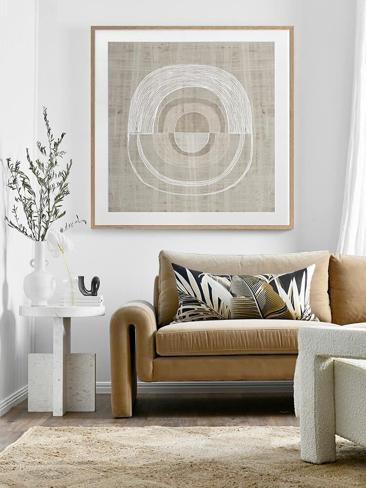 Fawn Sunrise Framed Art Print | Lifestyle