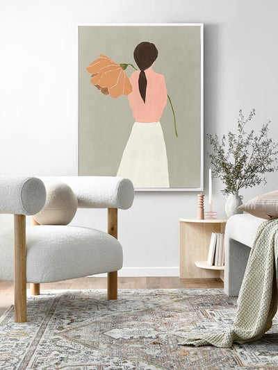 Lilian in June Canvas Art Print | Lifestyle