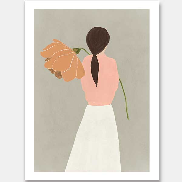 Lilian in June Unframed Art Print