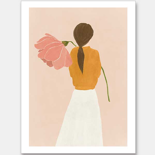 Lilian in September Unframed Art Print