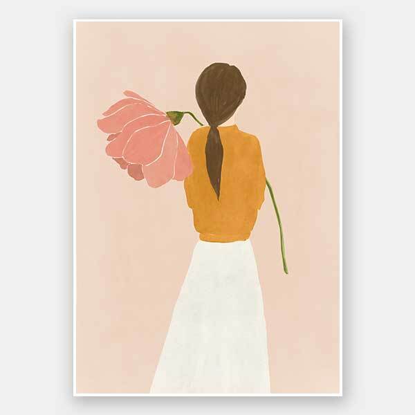 Lilian in September Unframed Art Print