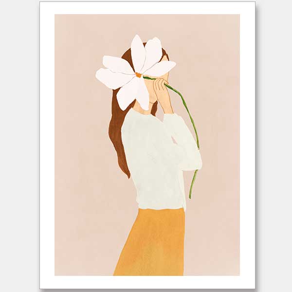 Lilian Peeps Unframed Art Print