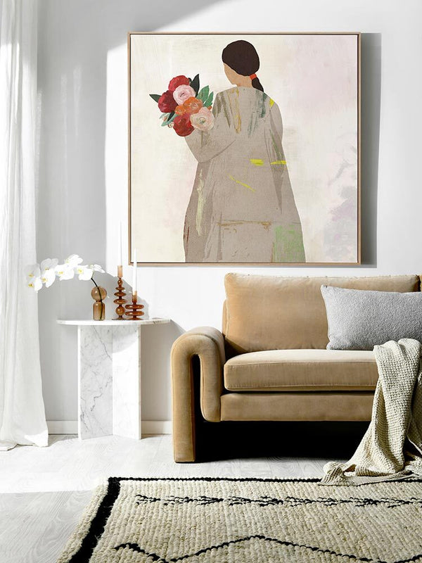 Lilian travels Canvas Art Print | Lifestyle