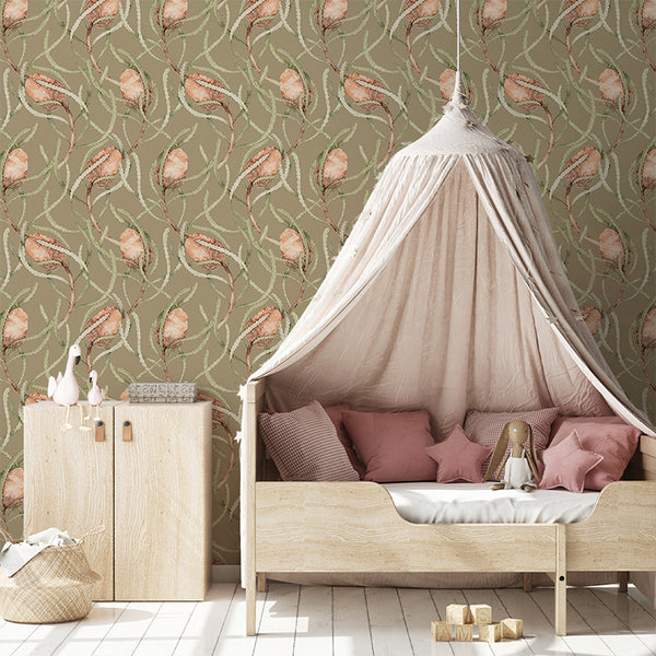 Banksia Brush Wallpaper | Lifestyle