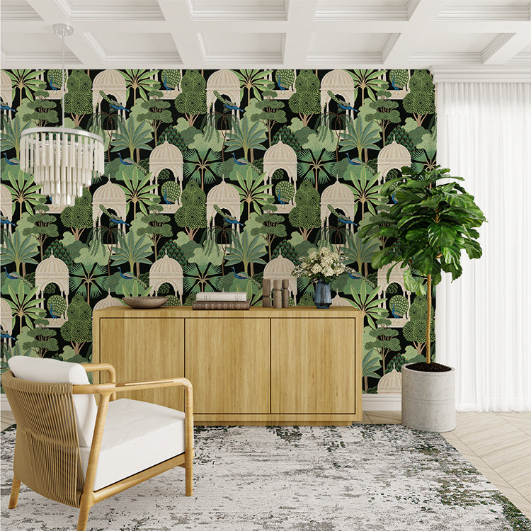 Peacocks at Play Wallpaper | Lifestyle