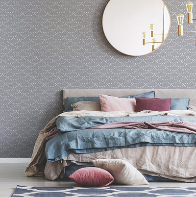 Dotted Scallops Wallpaper | Lifestyle